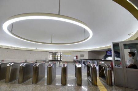 Metronun “Sahil” stansiyası istifadəyə verilib