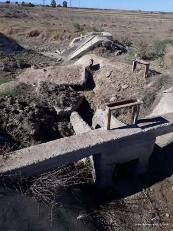 Goranboy rayonunda süni şəkildə su qıtlığı yaradılır - FOTOLAR