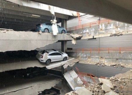 Faciə: kran yaşayış binasının üstünə düşdü – FOTO/VİDEO