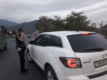 Yol polisi reyd keçirdi: 40 sürücü barəsində protokol tərtib olundu - FOTO