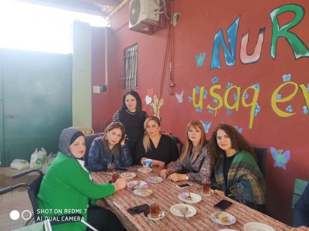 "Qayğı " Sosial İnkşaf Mərkəzinin  rəhbəri " Nur "uşaq evində qonağı oldu