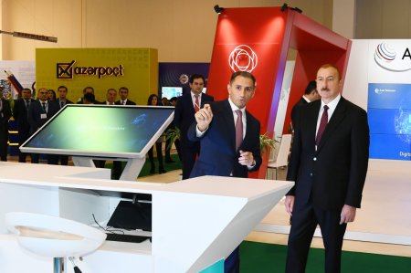 Azərbaycan Prezidenti İlham Əliyev “Bakutel-2019” sərgisi ilə tanış olub YENİLƏNƏCƏK VİDEO
