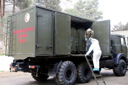 Azərbaycan Ordusunda koronavirusa görə qabaqlayıcı tədbirlər - FOTO/VİDEO