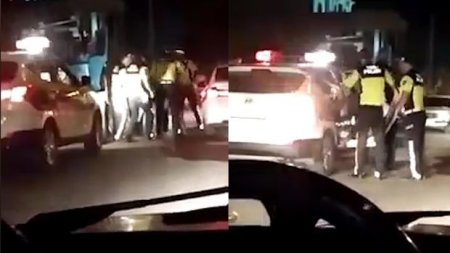 Masallıda polislərlə traktor sürücüsü arasında münaqişə yaşanıb - VİDEO
